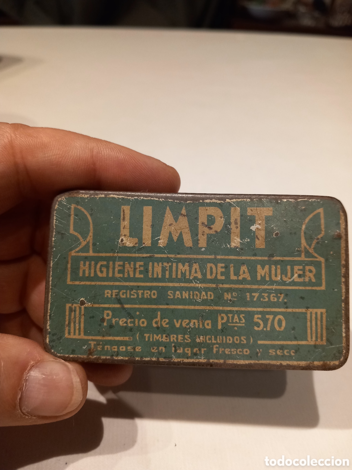 Vintage: Antiguas cajas metalicas - Foto 12