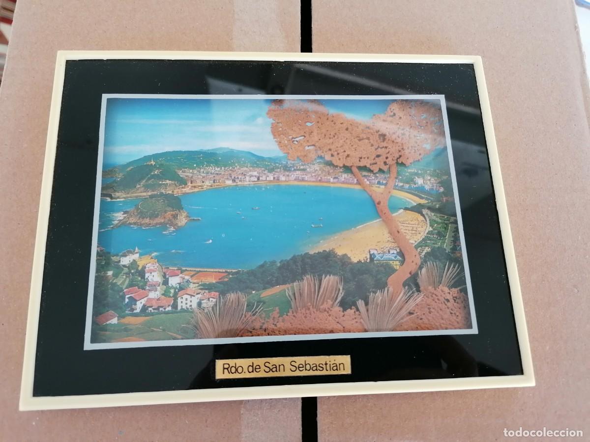 Vintage: Cuadro Souvenir San Sebasti&aacute;n - Foto 2