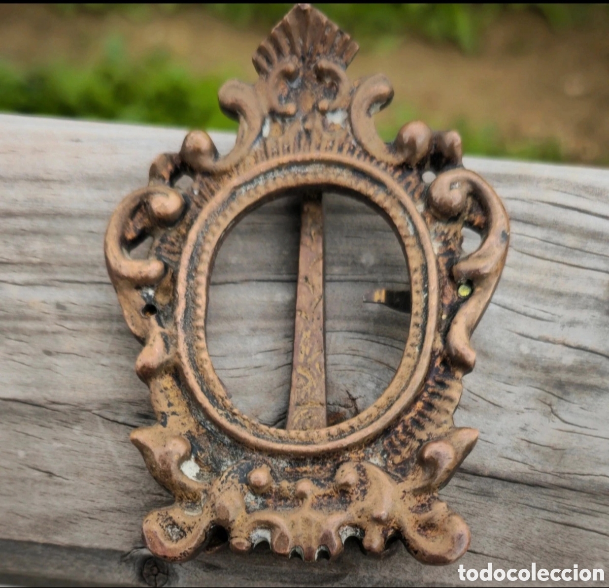 Vintage: Marco de bronce vintage - Foto 4