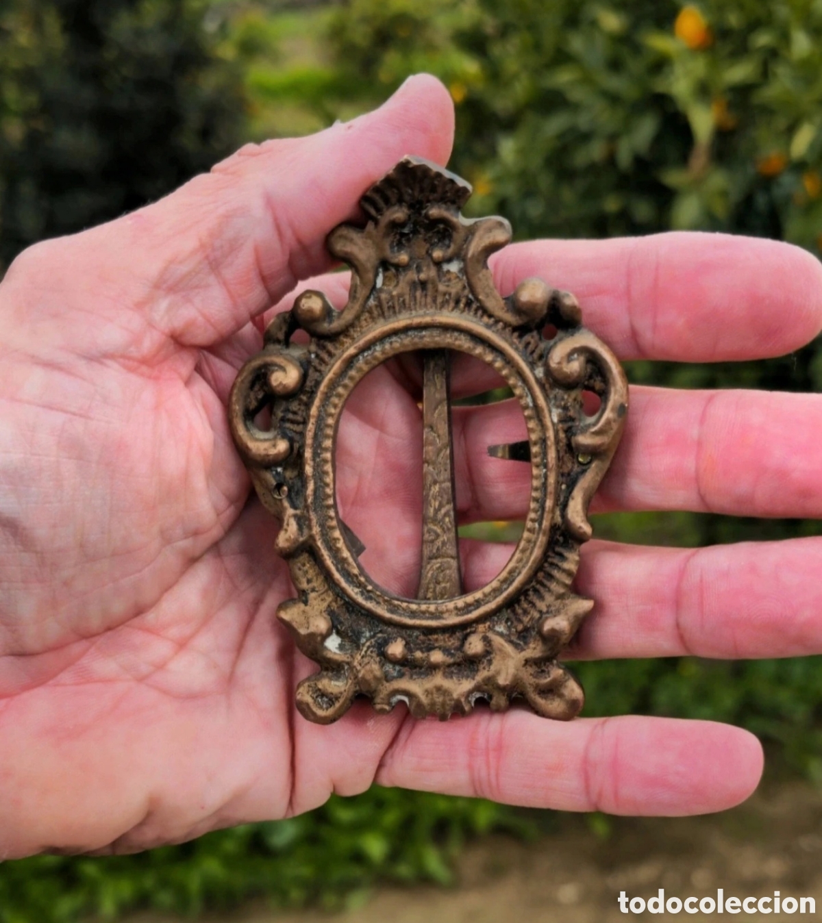Vintage: Marco de bronce vintage - Foto 5