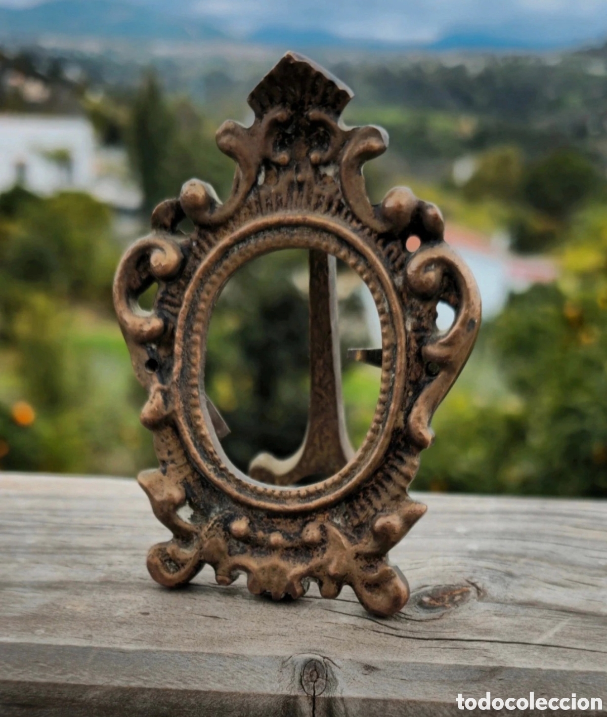Vintage: Marco de bronce vintage - Foto 1