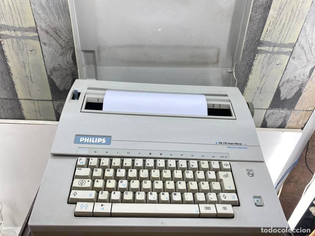 Vintage: M&Aacute;QUINA DE ESCRIBIR PHILIPS - Foto 2