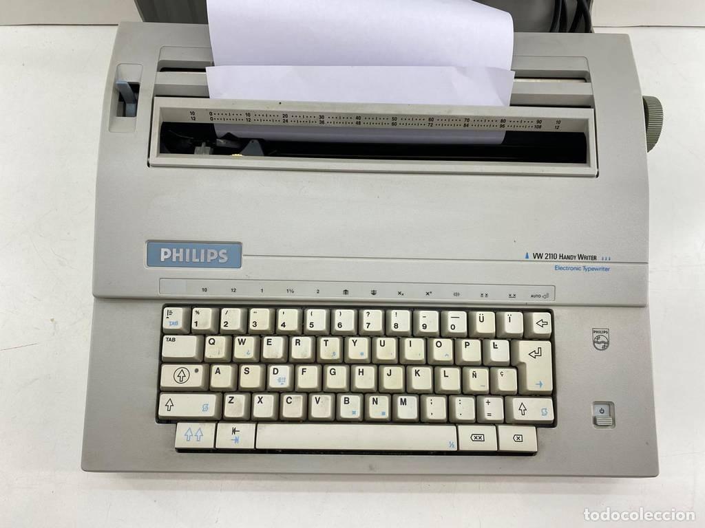 Vintage: M&Aacute;QUINA DE ESCRIBIR PHILIPS - Foto 4