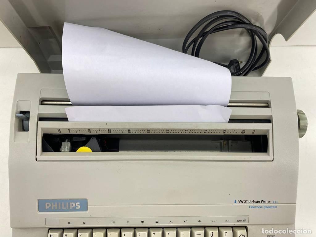 Vintage: M&Aacute;QUINA DE ESCRIBIR PHILIPS - Foto 6