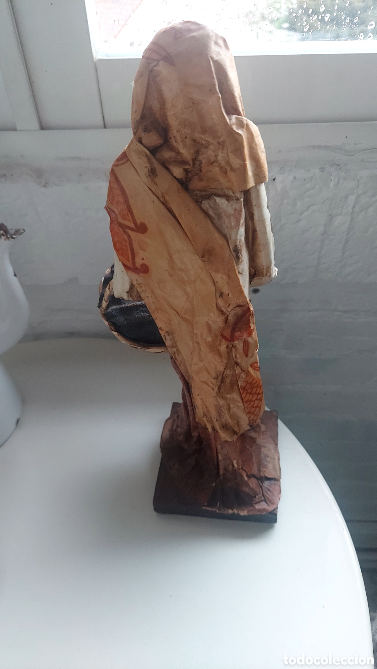 Vintage: Figura de papel y resina - Foto 2