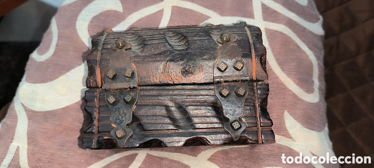 Vintage: ANTIGUA HUCHA MADERA E HIERRO FORJADO - Foto 3