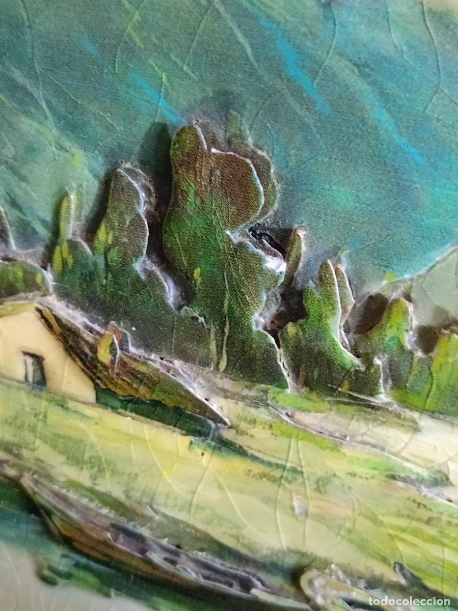 Vintage: cuadro en relieve antiguo paisaje - Foto 2