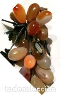 Vintage: Racimos de frutas en alabastro y jade - Foto 5