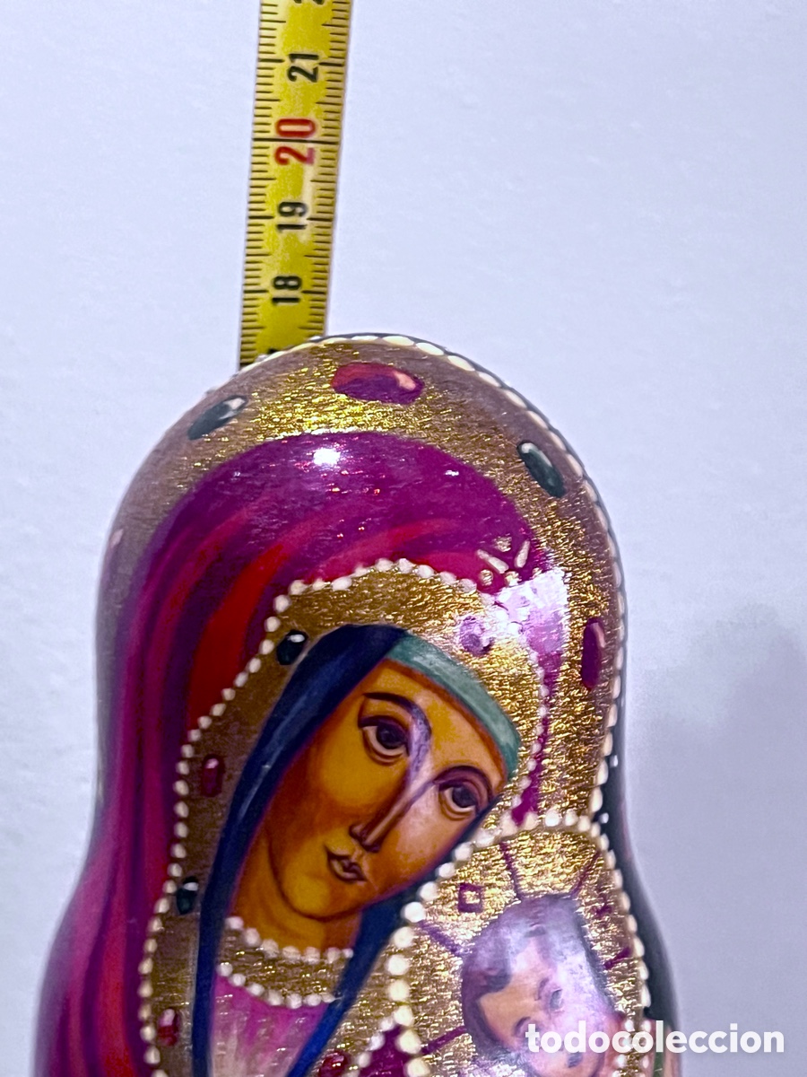 Vintage: Mu&ntilde;ecas rusas . Iconos . Matriuscas. - Foto 8