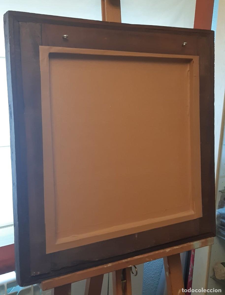 Vintage: VENTANA DE MADERA Y FORJA CON ESPEJO - Foto 6