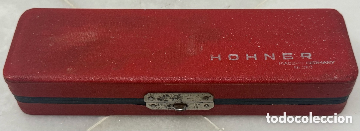 Vintage: ANTIGUA ARM&Oacute;NICA HOHNER 64 CHROMONICA - Foto 9