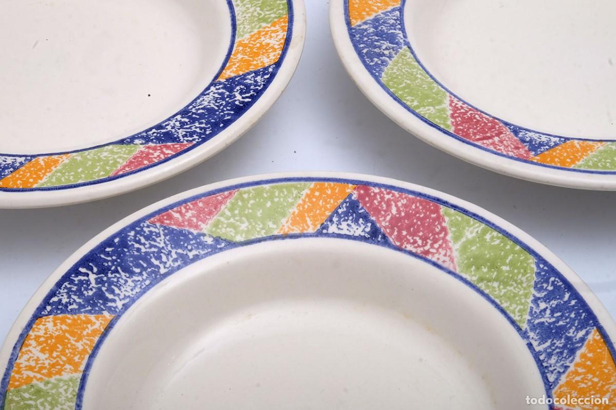 Vintage: 3 platos hondos ironstone tableware. Italia - Foto 1