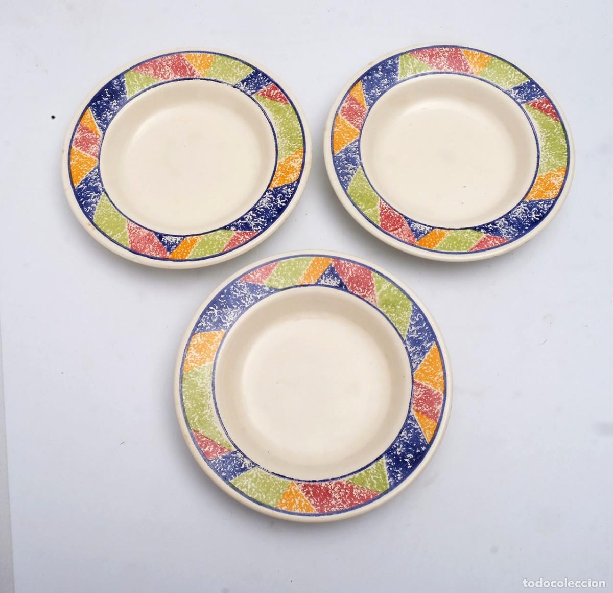 Vintage: 3 platos hondos ironstone tableware. Italia - Foto 2