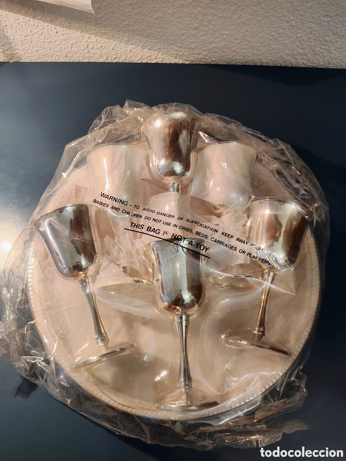 Vintage: Juego copas silver plated - Foto 2