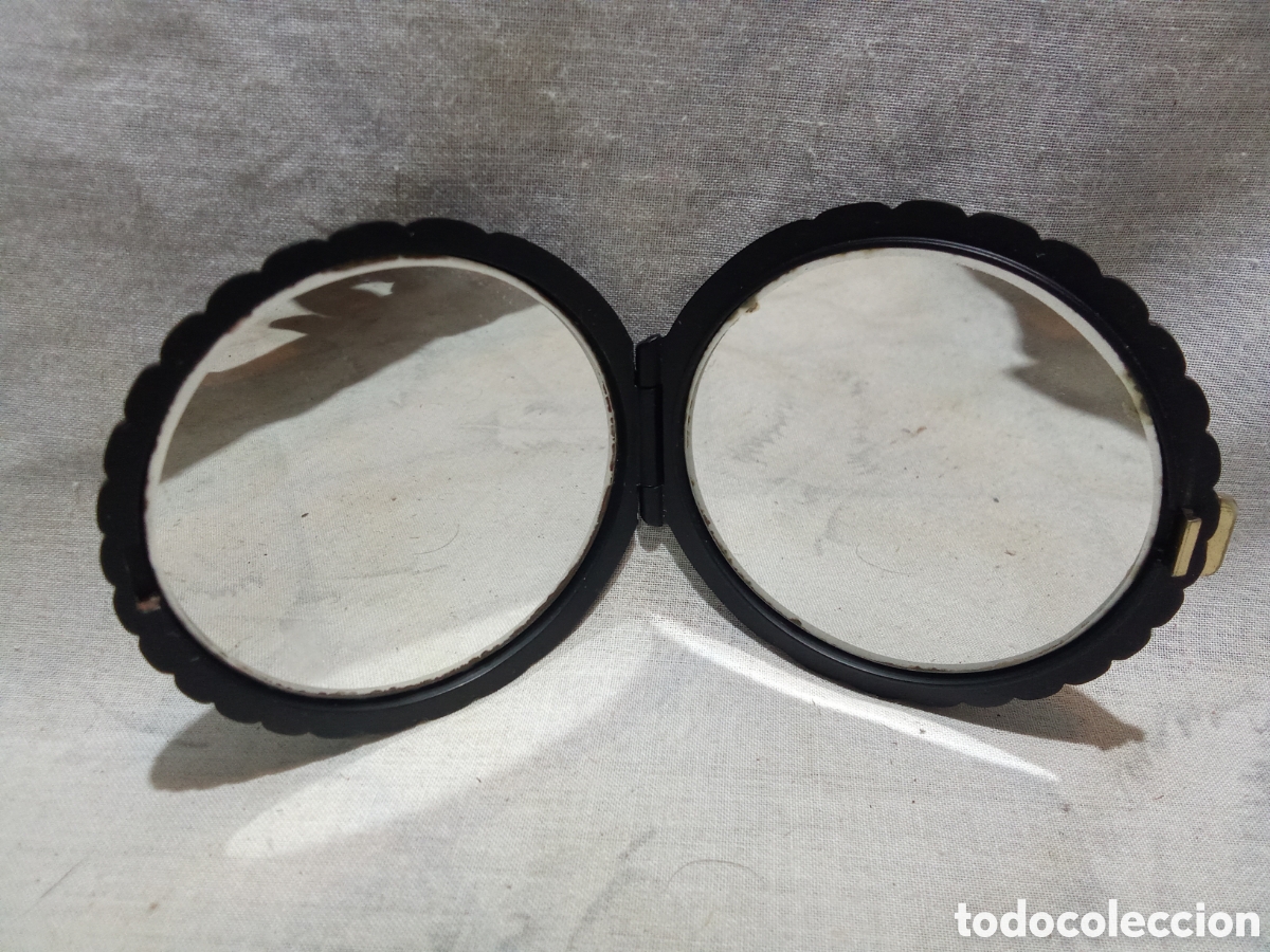 Vintage: BONITO ESPEJO DE MANO CON FORMA DE CONCHA - Foto 2