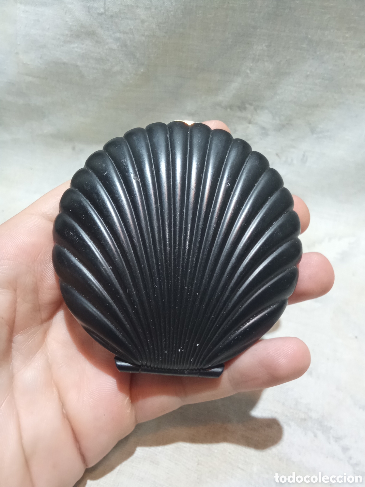 Vintage: BONITO ESPEJO DE MANO CON FORMA DE CONCHA - Foto 3
