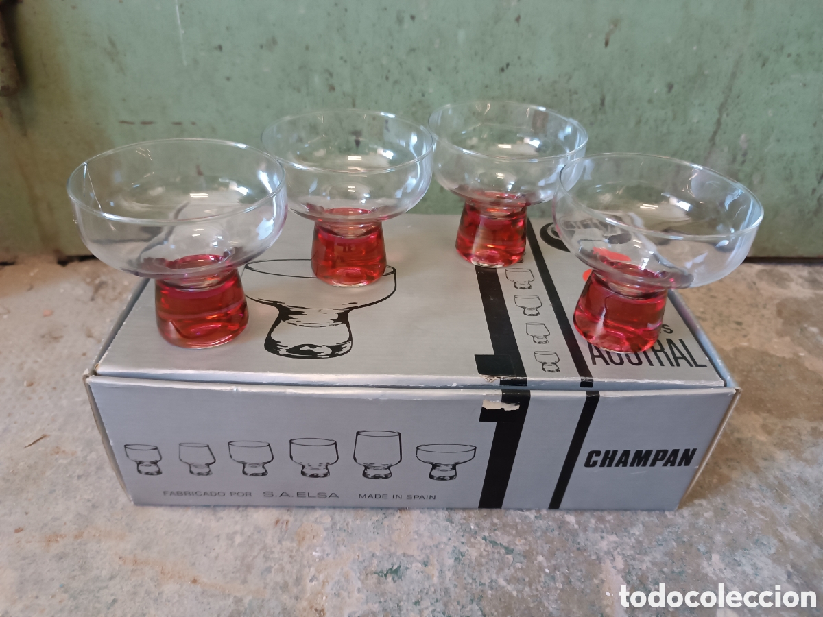 Vintage: Copas chapan a&ntilde;os 70 nuevas - Foto 1
