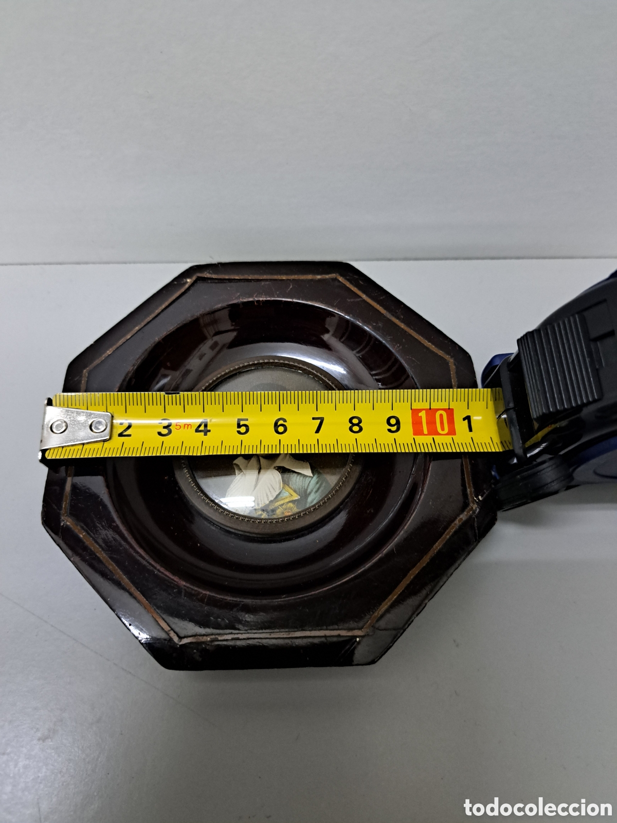 Vintage: Cuadro peque&ntilde;o de madera con foto - Foto 2