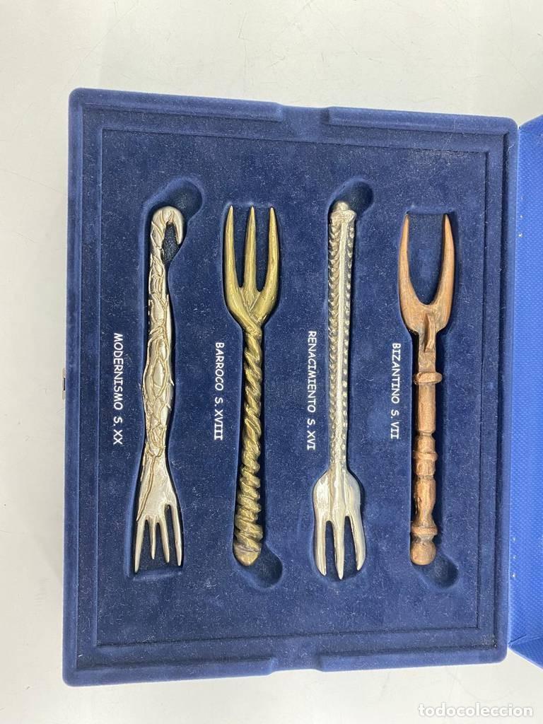 Vintage: TENEDORES DECORATIVOS DE &Eacute;POCA - Foto 6