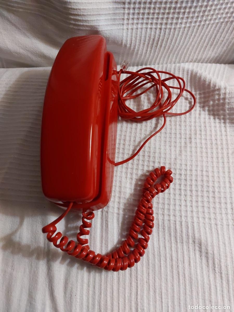 Vintage: TELEFONO GONDOLA ROJO VINTAGE - Foto 5