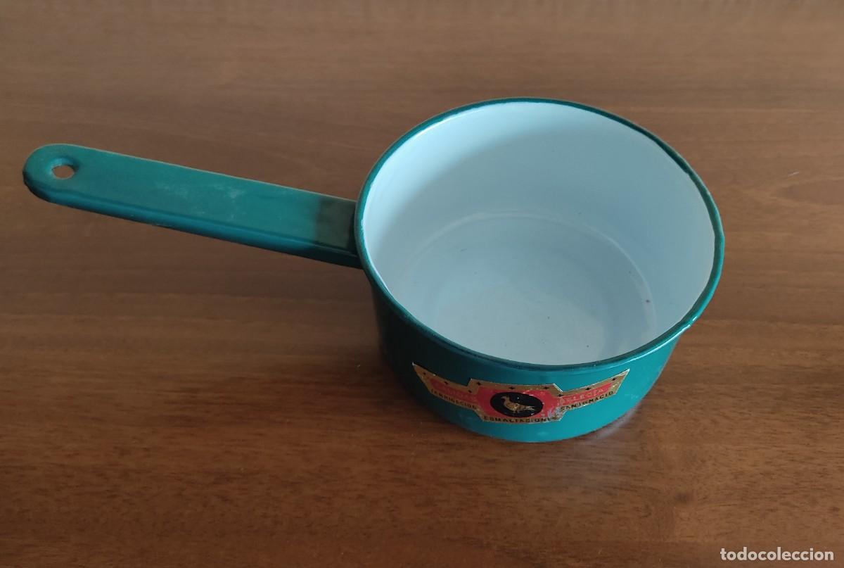 Vintage: Cazo de acero esmaltado San Ignacio - Foto 2