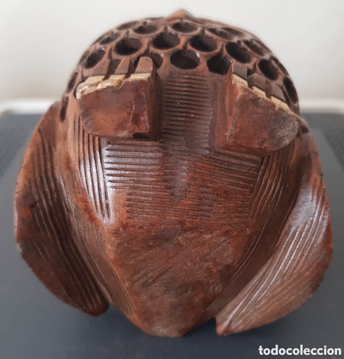 Vintage: B&uacute;ho tallado en madera calada. - Foto 6