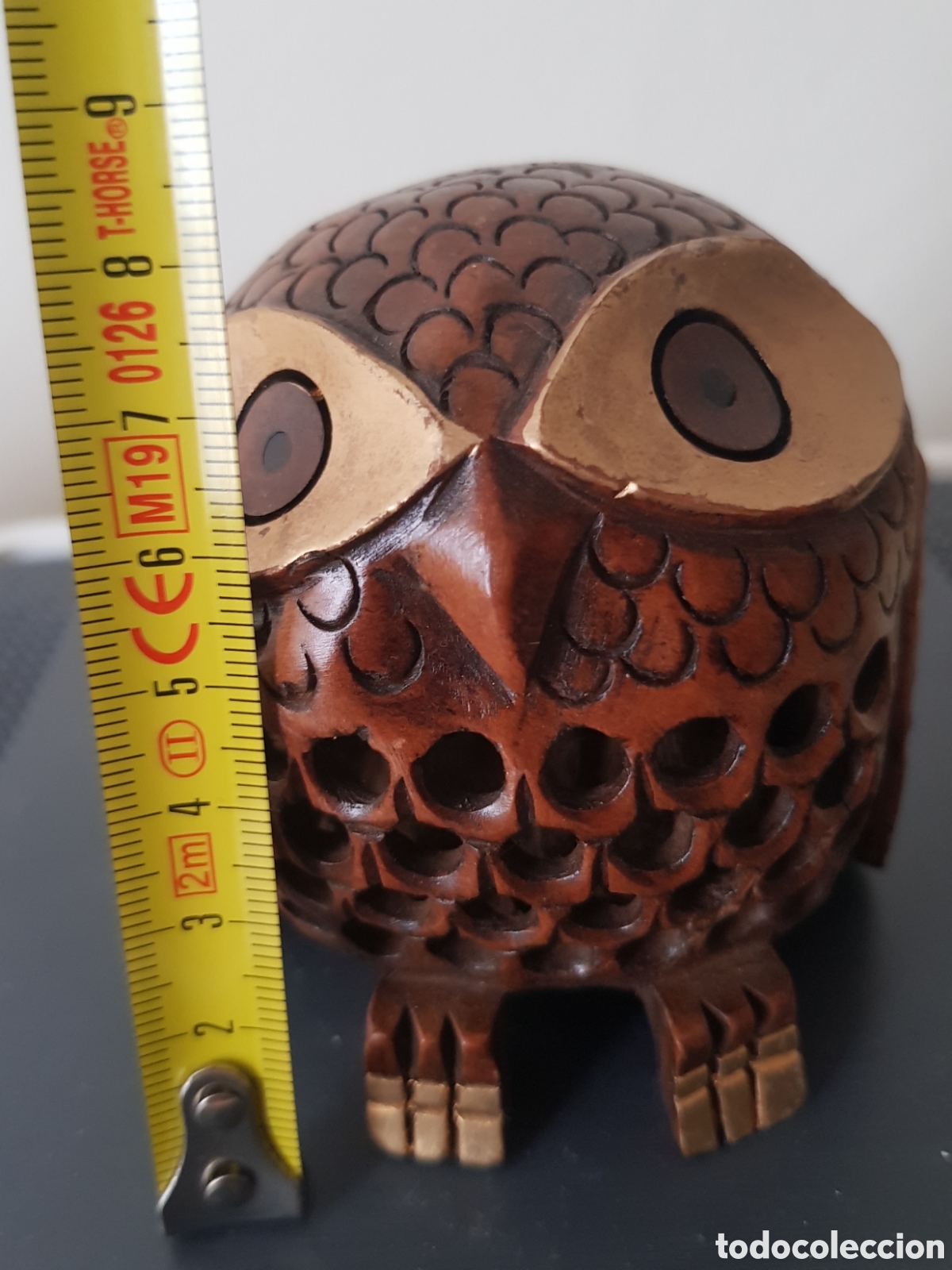 Vintage: B&uacute;ho tallado en madera calada. - Foto 11