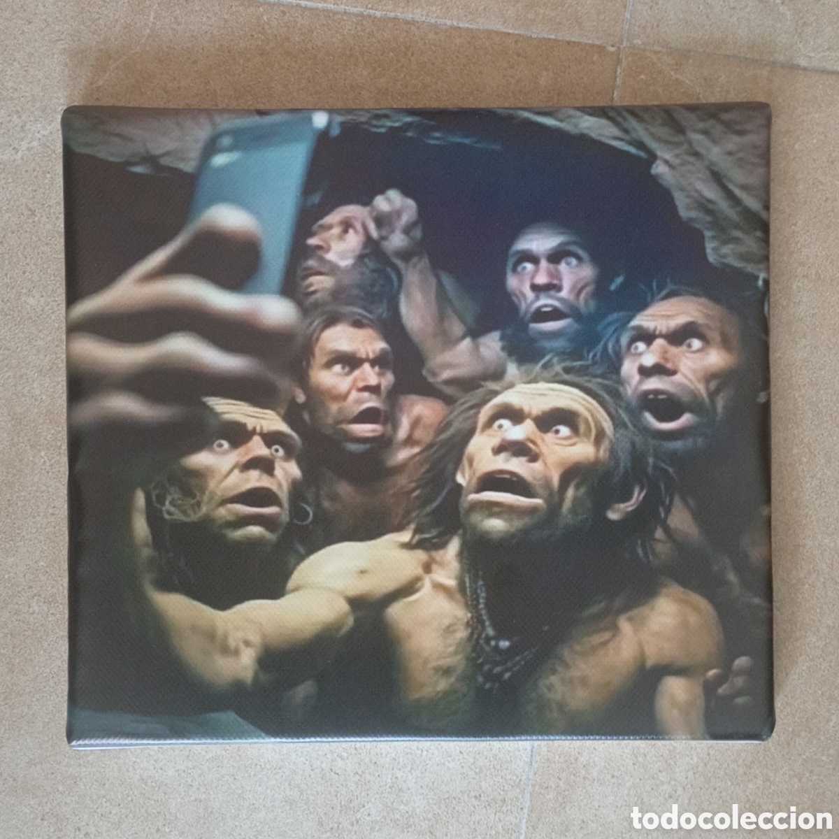 Vintage: Cuadro cartel LIQUIDACI&Oacute;N SELFIE cavernas - Foto 1