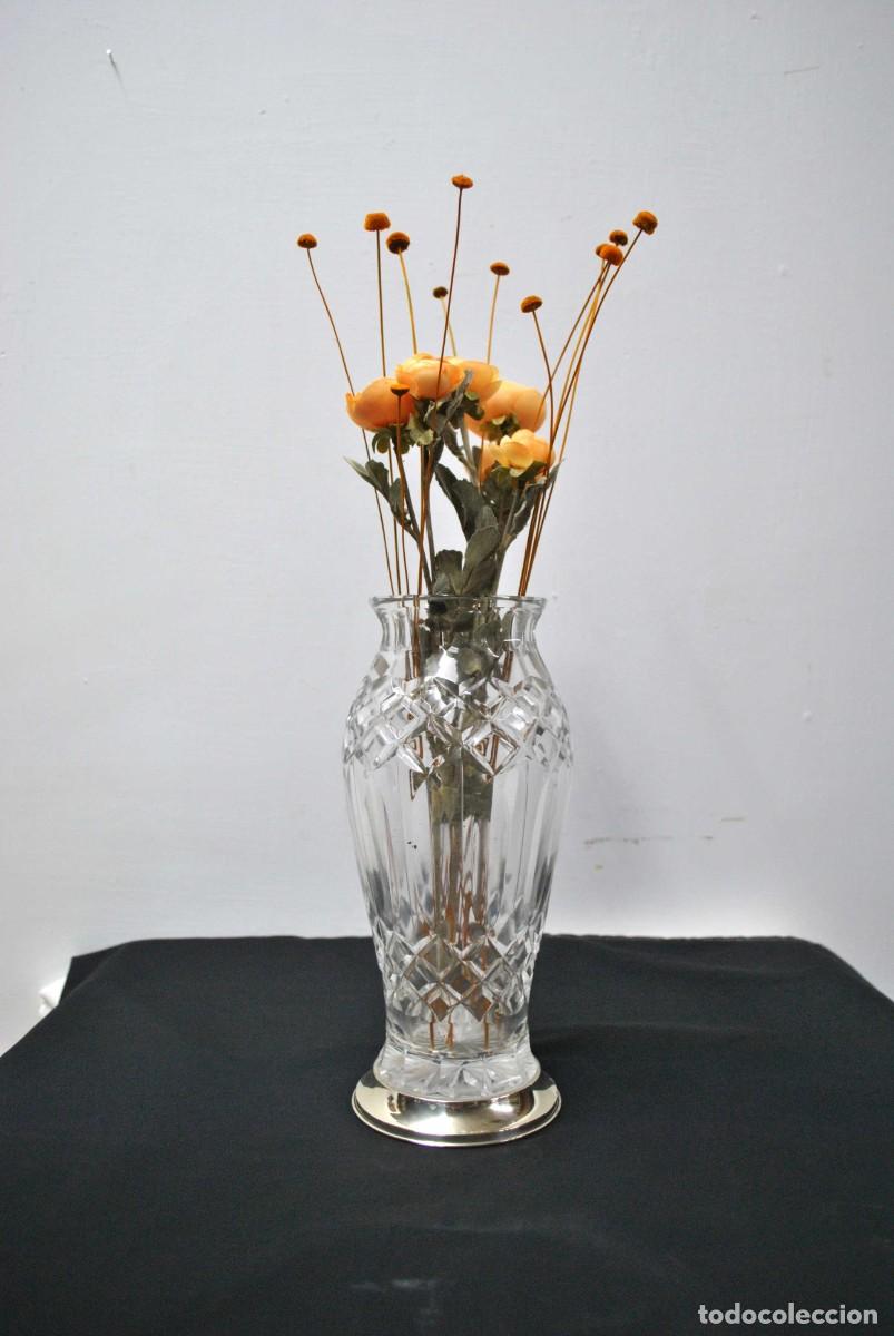 Vintage: FLORERO VINTAGE DE CRISTAL - Foto 1