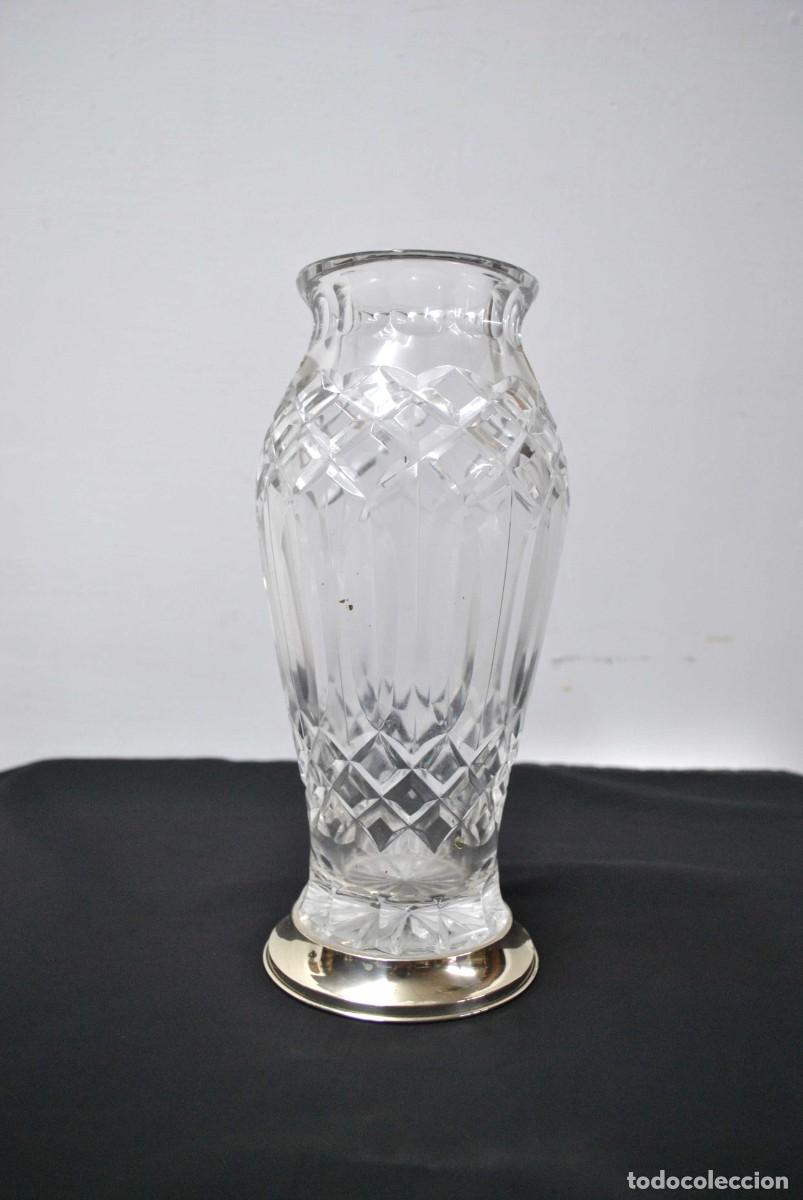 Vintage: FLORERO VINTAGE DE CRISTAL - Foto 2