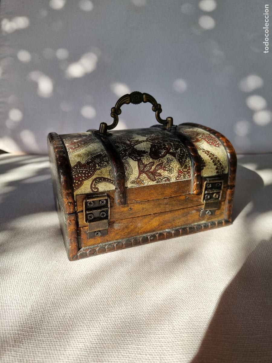 Vintage: BA&Uacute;L COFRE MADERA TIPO JOYERO - Foto 4