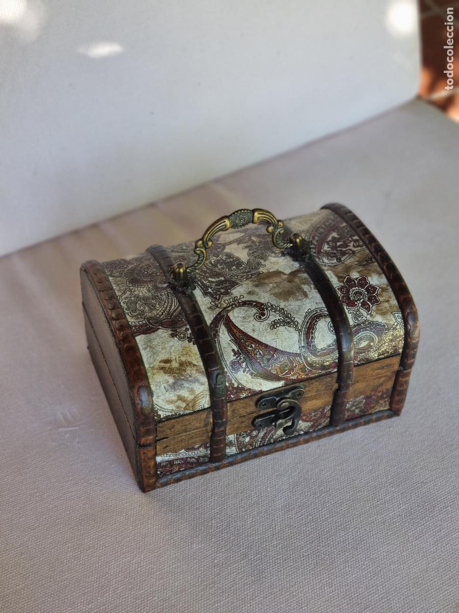 Vintage: BA&Uacute;L COFRE MADERA TIPO JOYERO - Foto 6