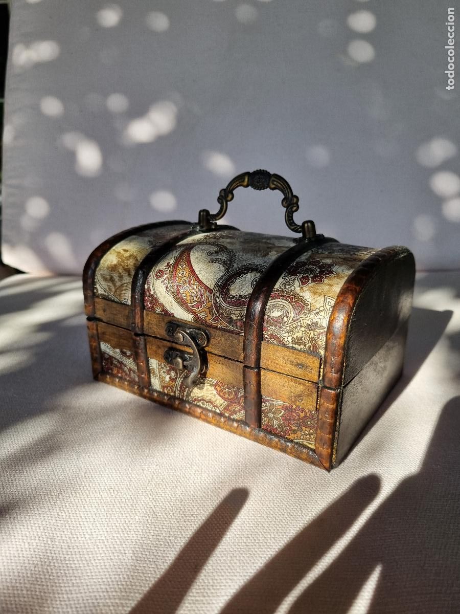 Vintage: BA&Uacute;L COFRE MADERA TIPO JOYERO - Foto 10