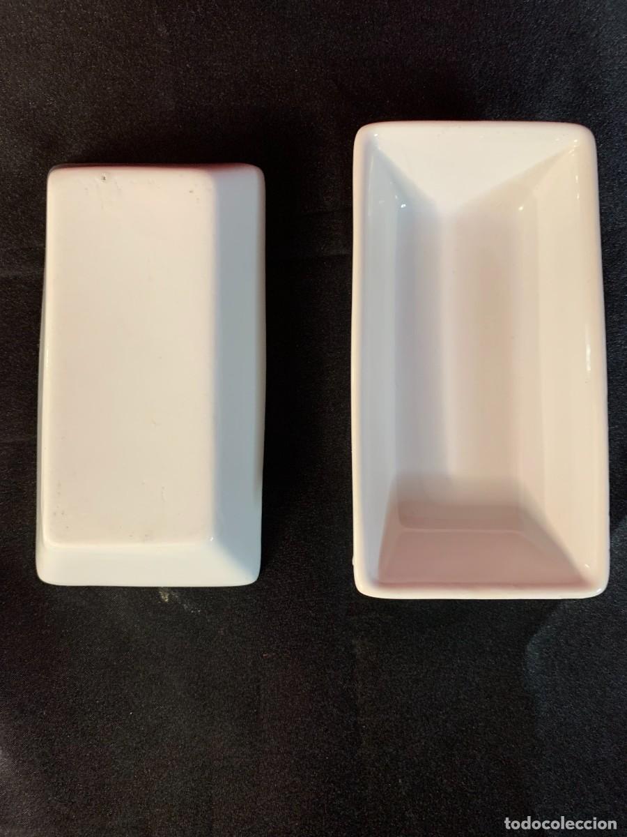 Vintage: MENAJE; LOTE 24 PLATOS EN PORCELANA PARA PRESENTACI&Oacute;N PINCHO, TAPAS O SALSAS