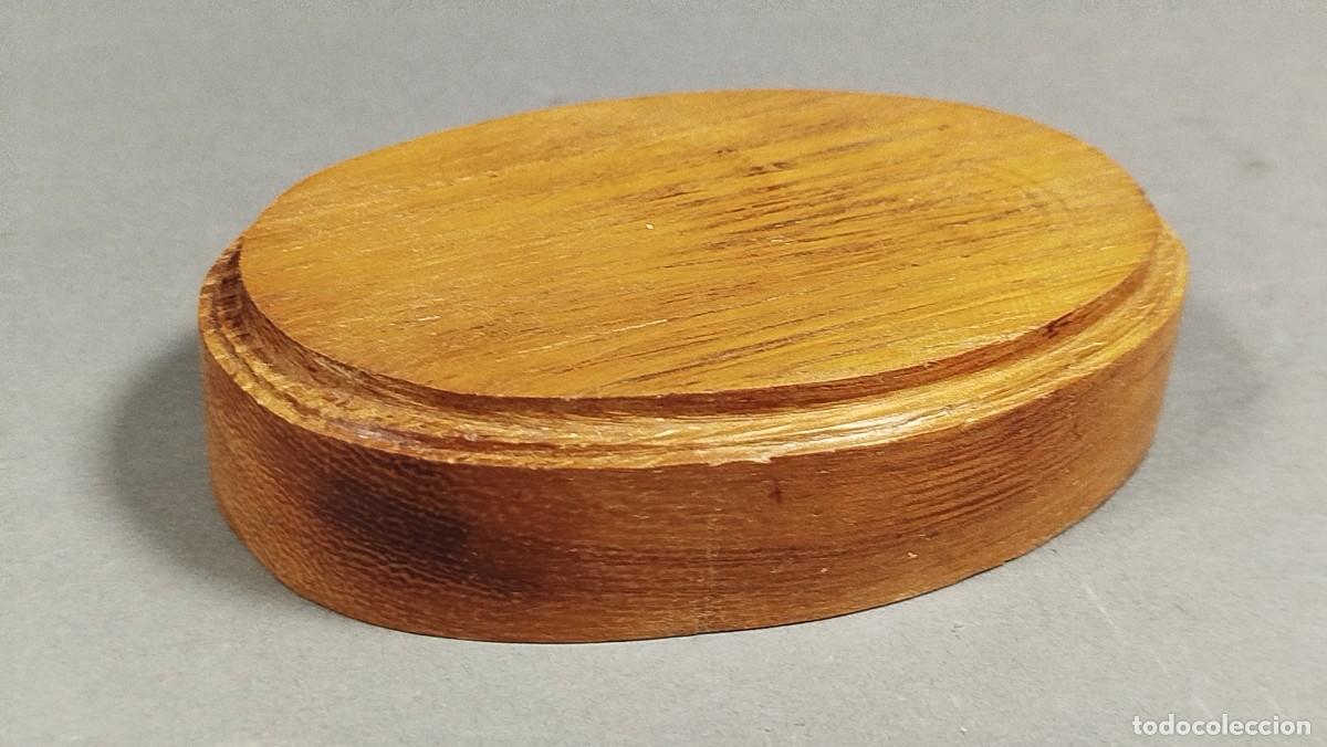 Vintage: PEANA DE MADERA OVALADA - Foto 3