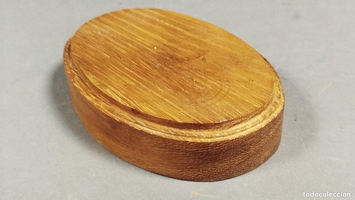 Vintage: PEANA DE MADERA OVALADA - Foto 4