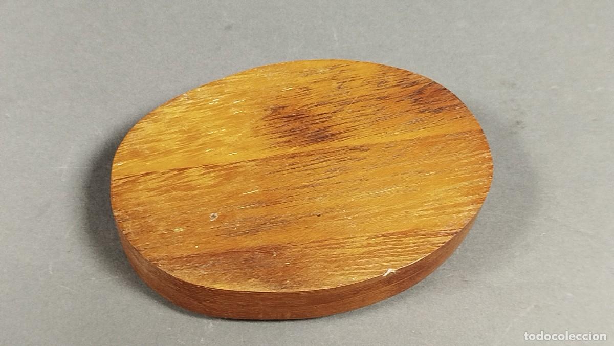 Vintage: PEANA DE MADERA OVALADA - Foto 5