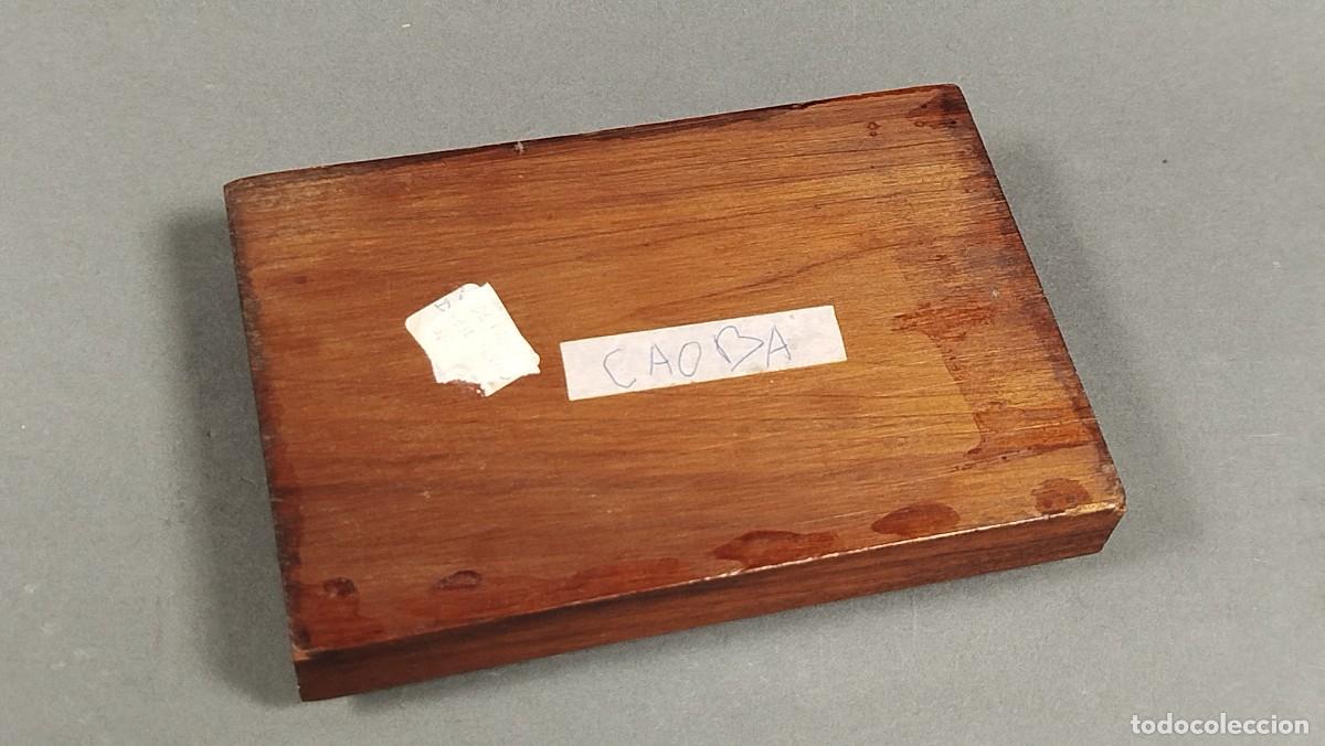 Vintage: BASE DE MADERA RECTANGULAR - Foto 5