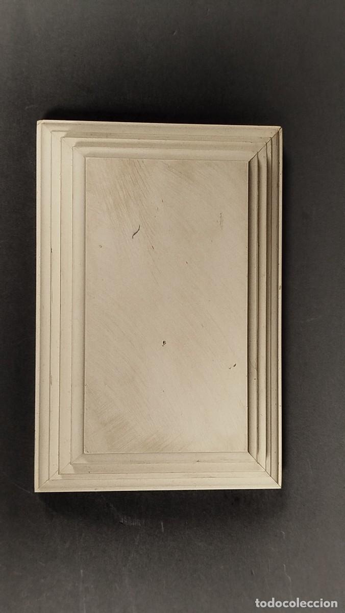 Vintage: BASE RECTANGULAR DE RESINA BLANCA - Foto 4