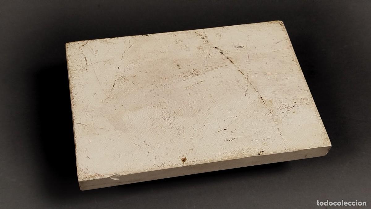 Vintage: BASE RECTANGULAR DE RESINA BLANCA - Foto 5