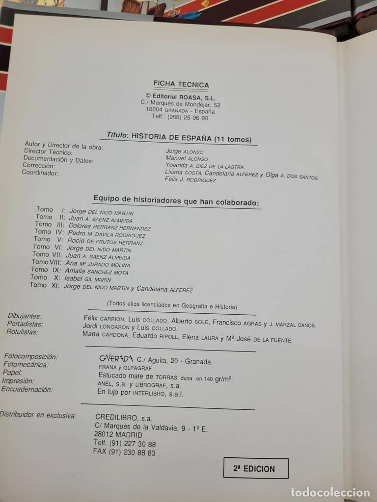 Vintage: 10 TOMOS HISTORIA DE ESPA&Ntilde;A - Foto 3