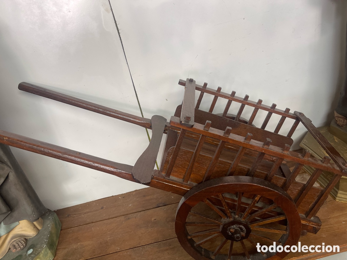 Vintage: Carrito de madera peque&ntilde;o - Foto 1