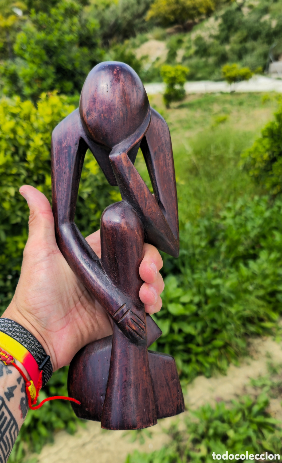 Vintage: Figura abstracta de madera - Foto 3