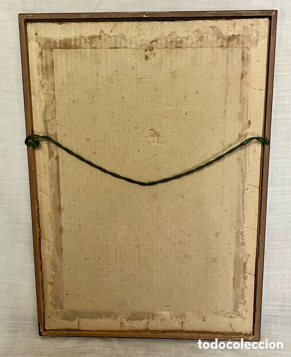 Vintage: MARCO DE MADERA 40 x 29 cm vintage - Foto 3