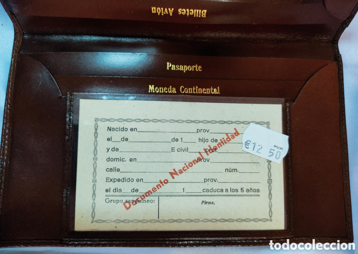 Vintage: Cartera o portadocumentos de viaje - Foto 6