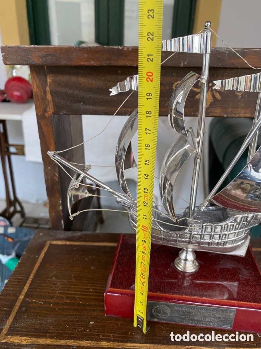 Vintage: Figura naval de metal - Foto 2