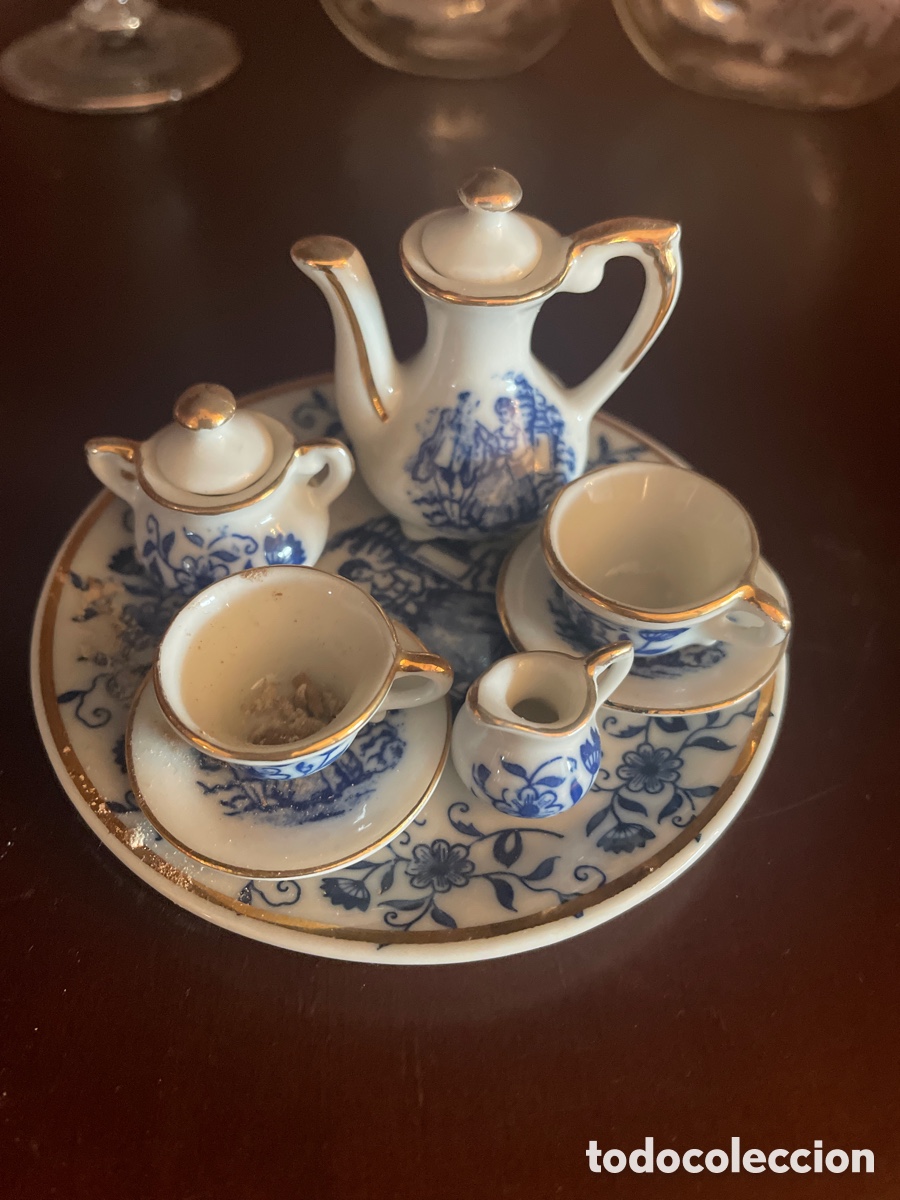 Vintage: Juego de caf&eacute; en miniatura - Foto 1