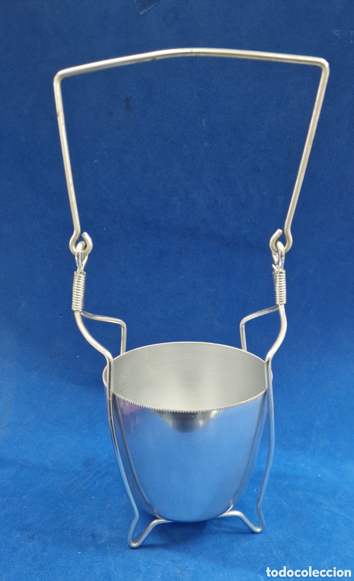 Vintage: Cubitera con soporte de aluminio - Foto 1