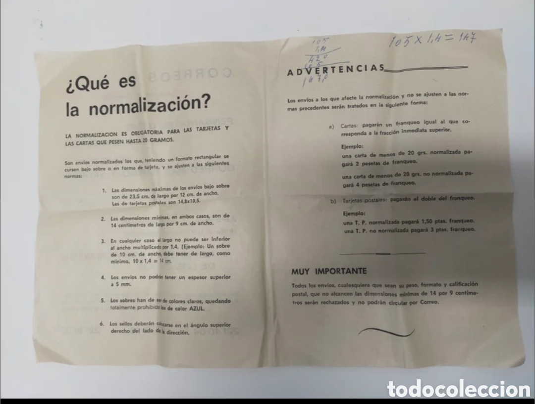 Vintage: Pesa Cartas de los a&ntilde;os 50 - Foto 8