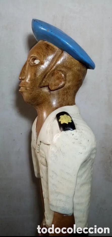 Vintage: Figura madera militar - Foto 3
